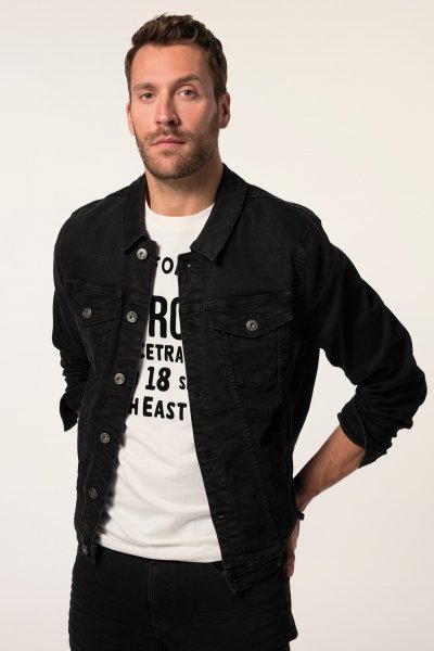 Jeansjacka stretch JP1880 Svart