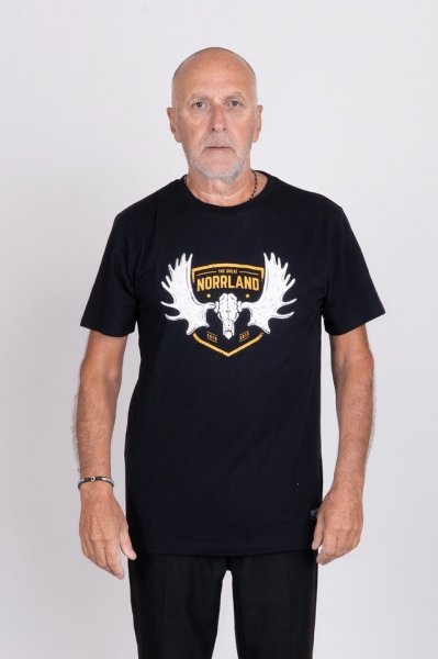 T-shirt Älgen Badge Svart