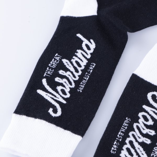 Bomullsstrumpa SQRTN TGN BLACK