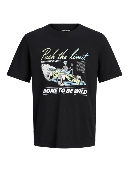 T-shirt TRACK SKULL Svart