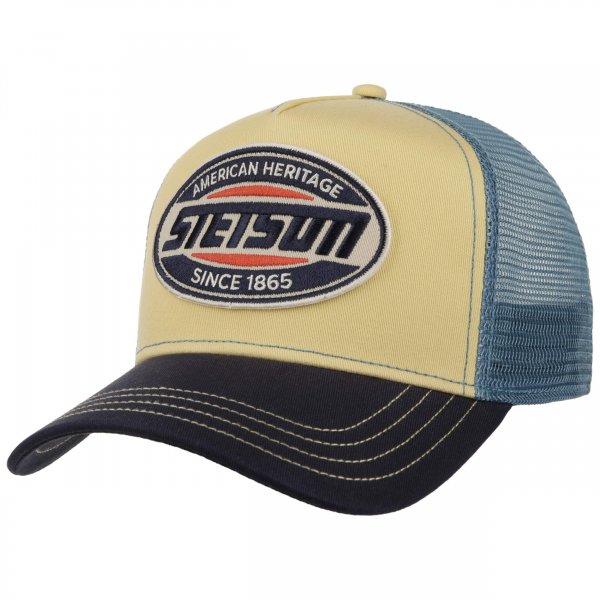 Trucker Cap STETSON High Speed Midnight blue/light yellow