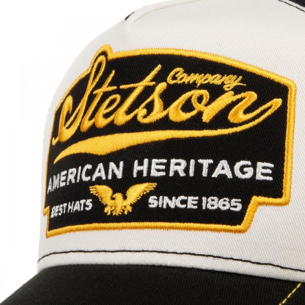 Trucker Cap STETSON American Heritage Svart/Vit