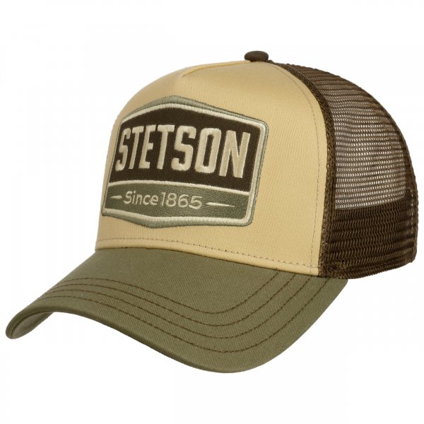 Trucker Cap STETSON Gasoline Grön/beige