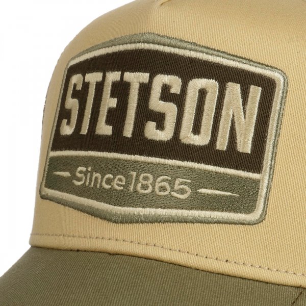 Trucker Cap STETSON Gasoline Grön/beige