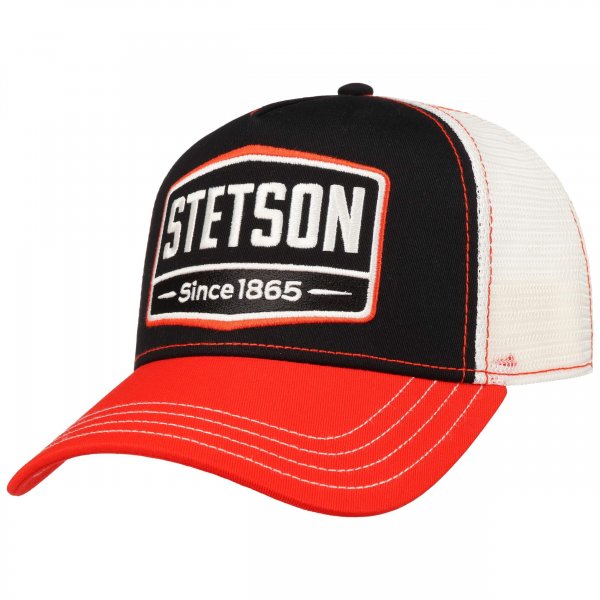 Trucker Cap STETSON Gasoline Röd/svart