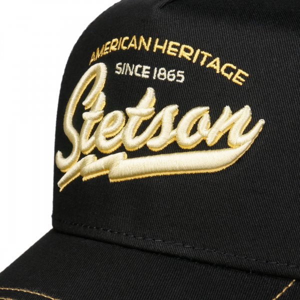 Trucker Cap STETSON American Heritage Classic Svart