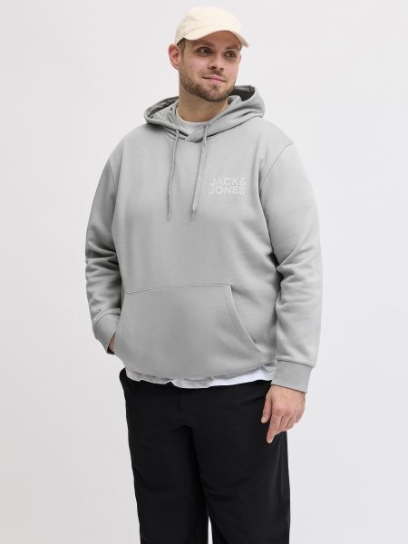 Huvtröja CORP LOGO Ultimate Grey Small Print