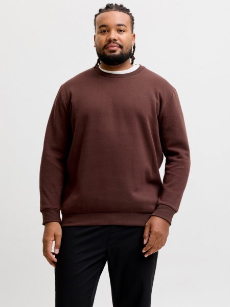 Tröja BRADLEY Crew neck Bitter Chocolate