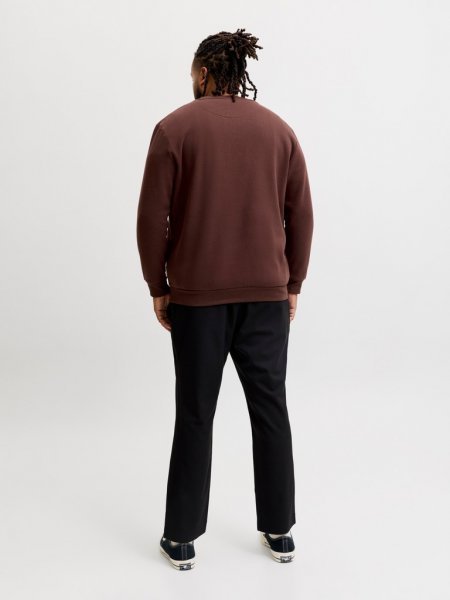 Tröja BRADLEY Crew neck Bitter Chocolate