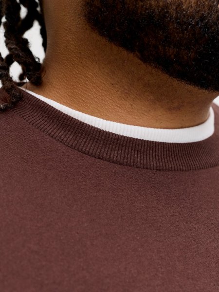 Tröja BRADLEY Crew neck Bitter Chocolate