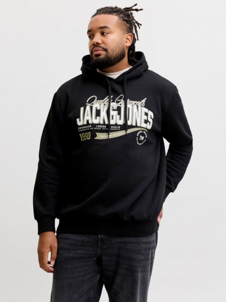 Huvtröja LOGO 2 COL AW26 Svart