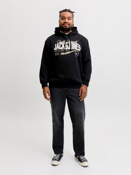 Huvtröja LOGO 2 COL AW26 Svart