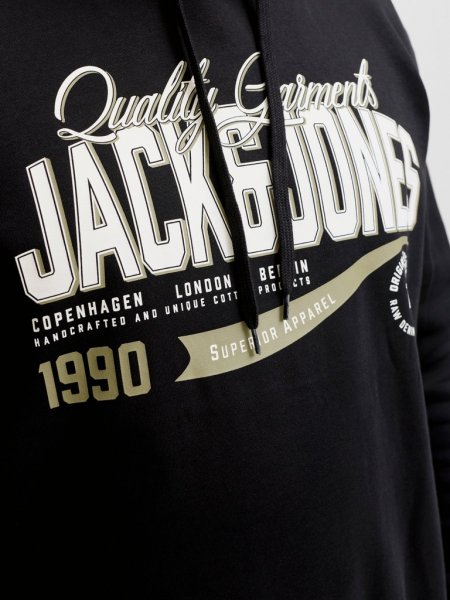 Huvtröja LOGO 2 COL AW26 Svart