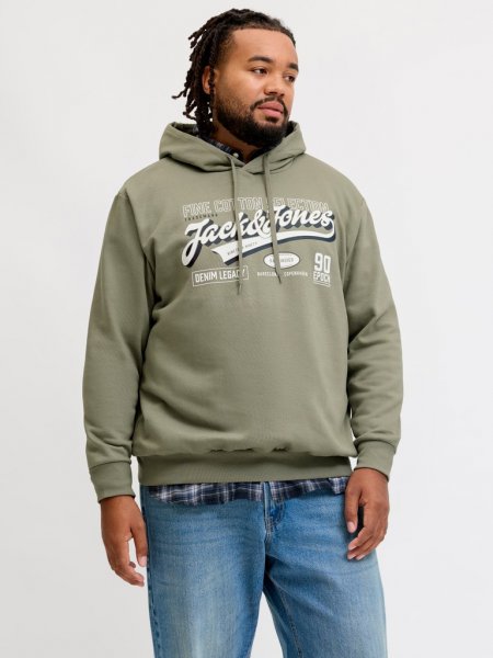 Huvtröja LOGO 2 COL AW26 Vetiver