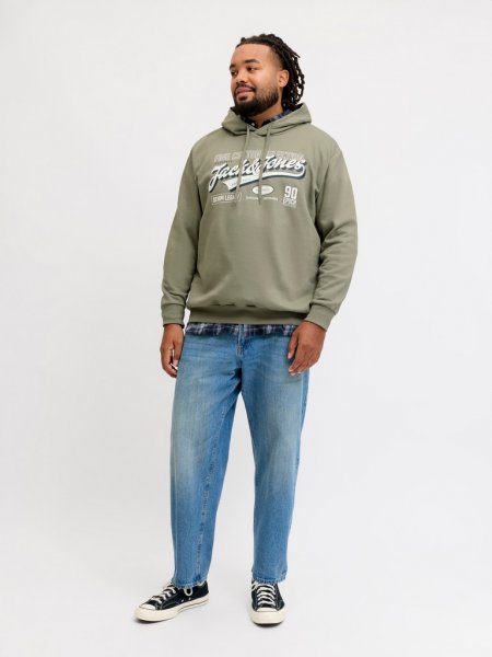 Huvtröja LOGO 2 COL AW26 Vetiver