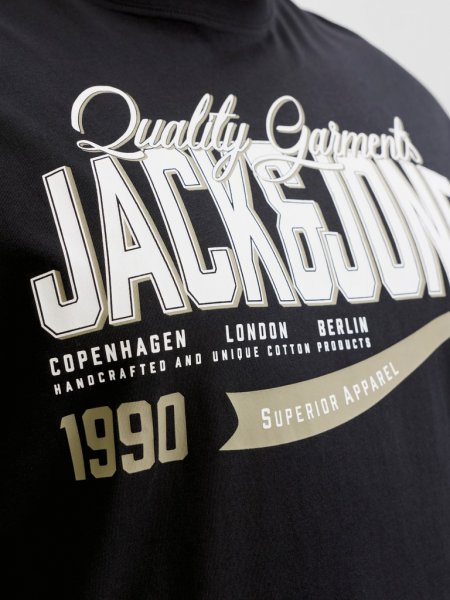 T-shirt LOGO 2 COL AW26 Svart