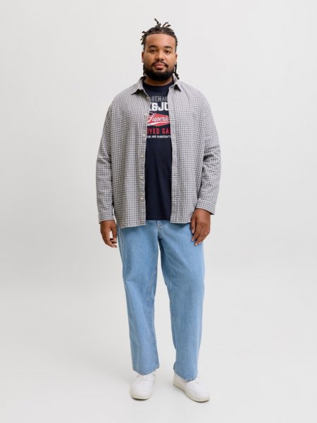 T-shirt LOGO 2 COL AW26 Navy Blazer