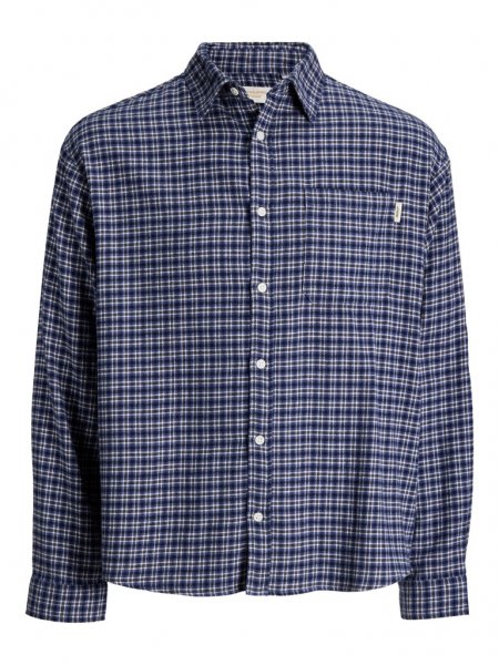 Flanellskjorta FREDERIKSBERG Crown Blue