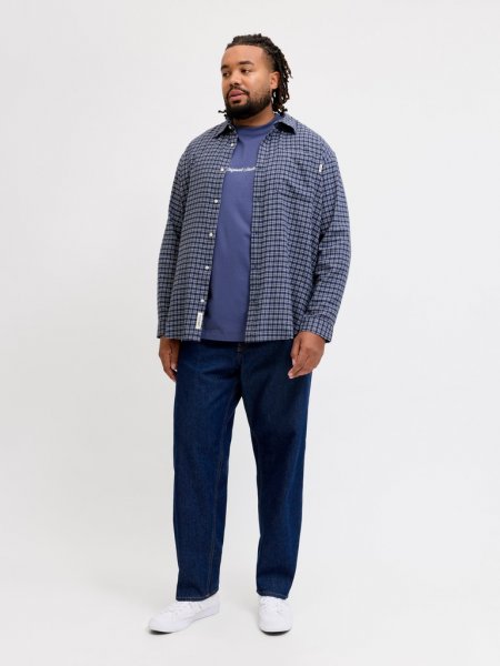 Flanellskjorta FREDERIKSBERG Crown Blue