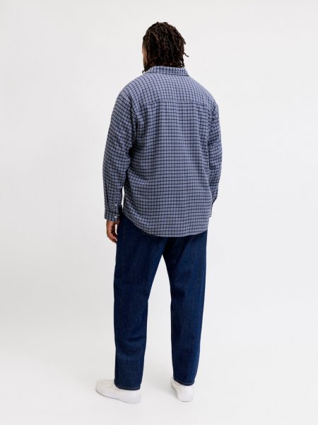 Flanellskjorta FREDERIKSBERG Crown Blue
