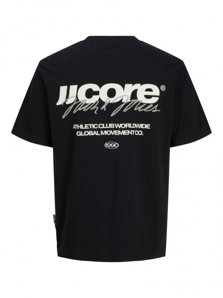 T-shirt CLUB BACK SCRIPT Svart
