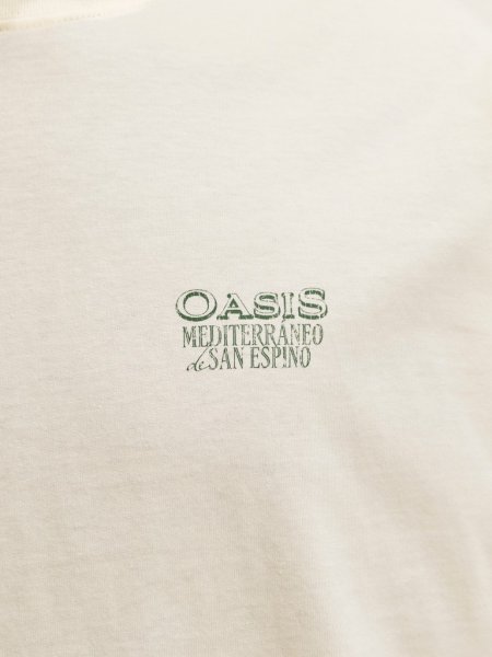 T-shirt ATOCHA SKETCH BACK Antique White