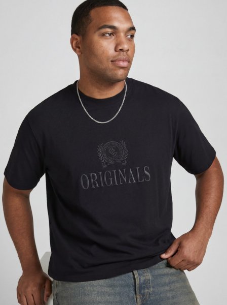 T-shirt FREDERIKSBERG MONOGRAM Svart