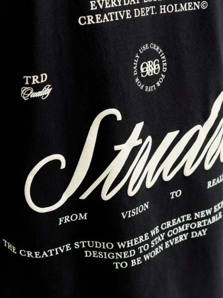 T-shirt NORREBRO TYPO Svart