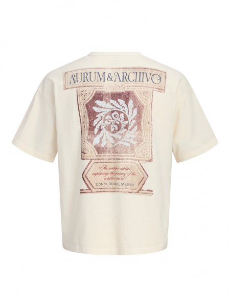 T-shirt SALAMANCO BACKPRINT Antique White