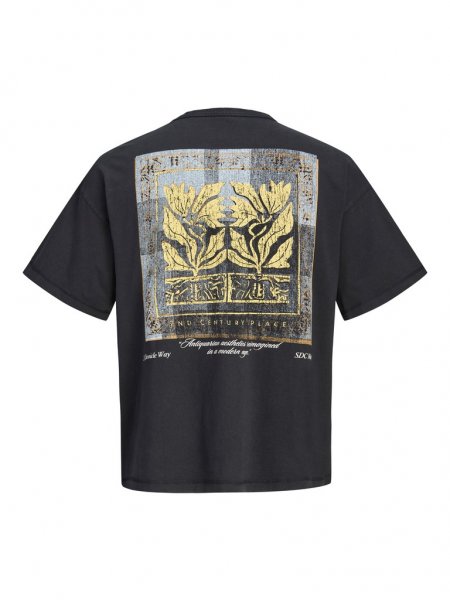 T-shirt SALAMANCO BACKPRINT Svart