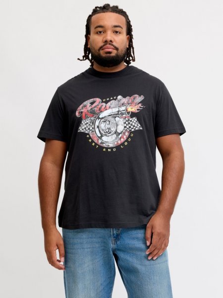 T-shirt RETRO ACTION MOVIE Svart