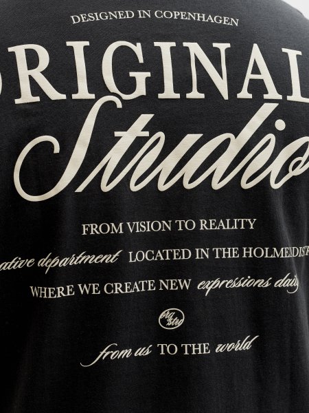 T-shirt NORREBRO TYPO Svart