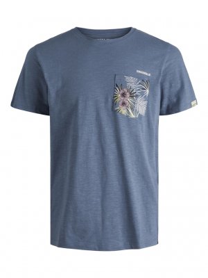 T-shirt VENICE Pocket 826 Bluefin