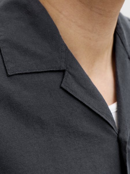 Linneskjorta BREEZE RESORT Svart