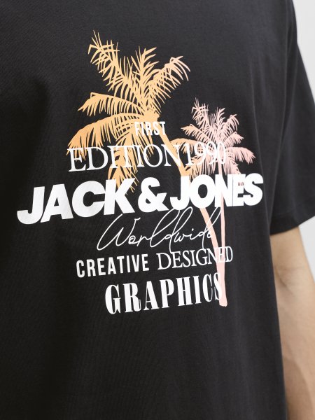 T-shirt GRADIENT PRINT Svart