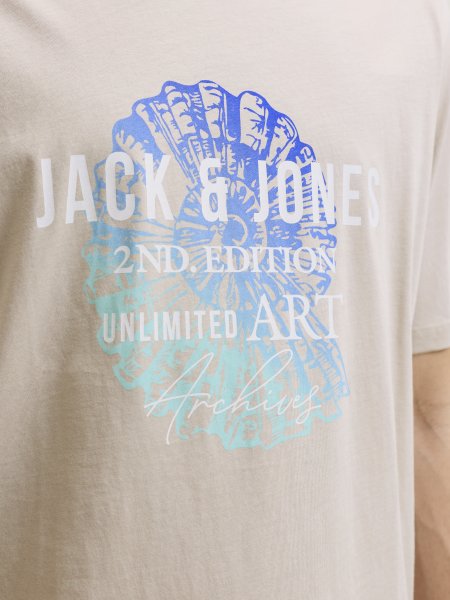 T-shirt GRADIENT PRINT Moonbeam