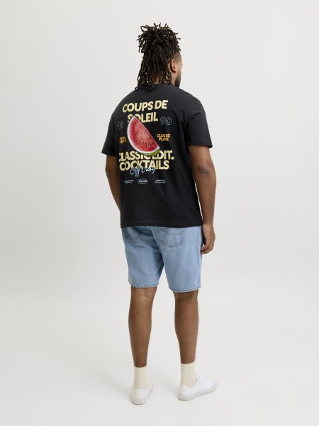 T-shirt RIVIERA VINTAGE Svart