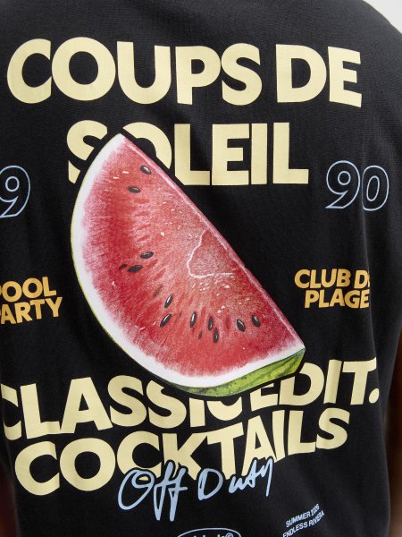 T-shirt RIVIERA VINTAGE Svart