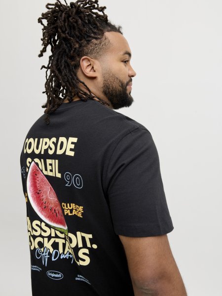 T-shirt RIVIERA VINTAGE Svart