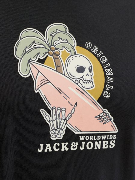 T-shirt CASSIS SKULL Svart