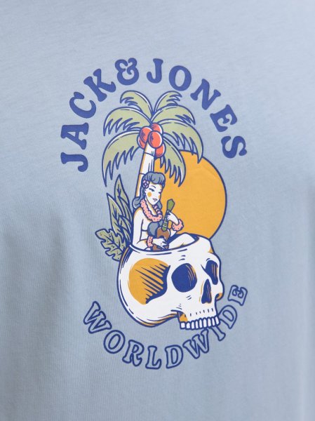 T-shirt CASSIS SKULL Cashmere Blue