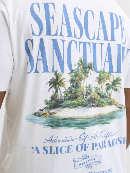 T-shirt PHOTO CUT-OUT Bright White