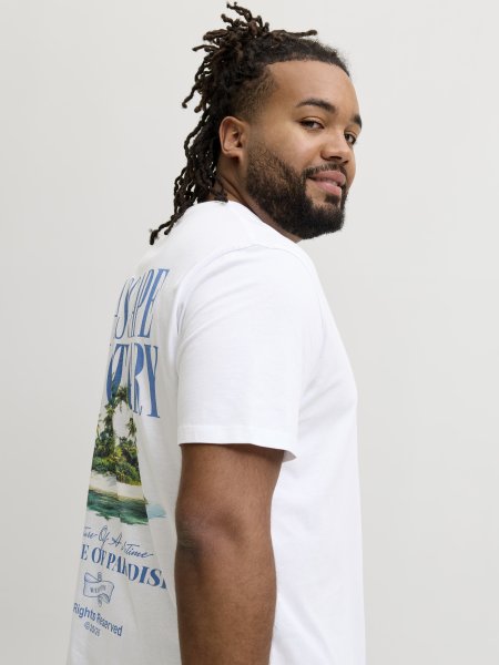 T-shirt PHOTO CUT-OUT Bright White