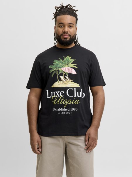 T-shirt PHOTO CUT-OUT Svart