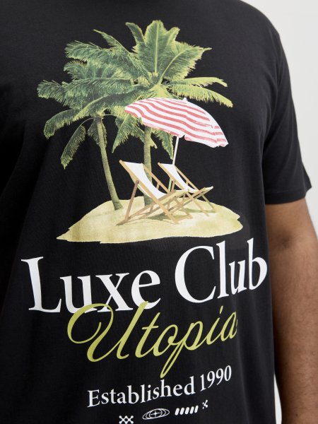T-shirt PHOTO CUT-OUT Svart