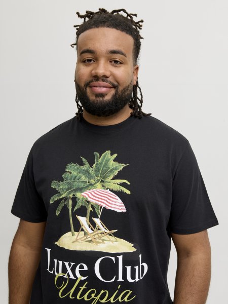 T-shirt PHOTO CUT-OUT Svart