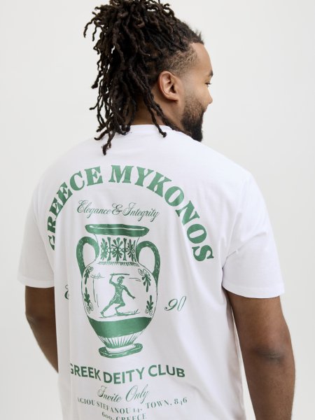 T-shirt VACATION Mykonos Bright White
