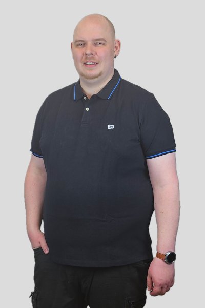 Pikétröja LEE L61 Svart