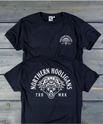T-shirt Mountain Lion Northern Hooligans Svart