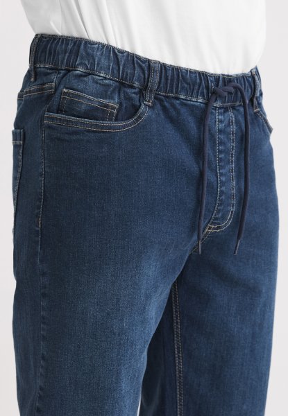 Stretchiga Joggerjeans Daniel blå